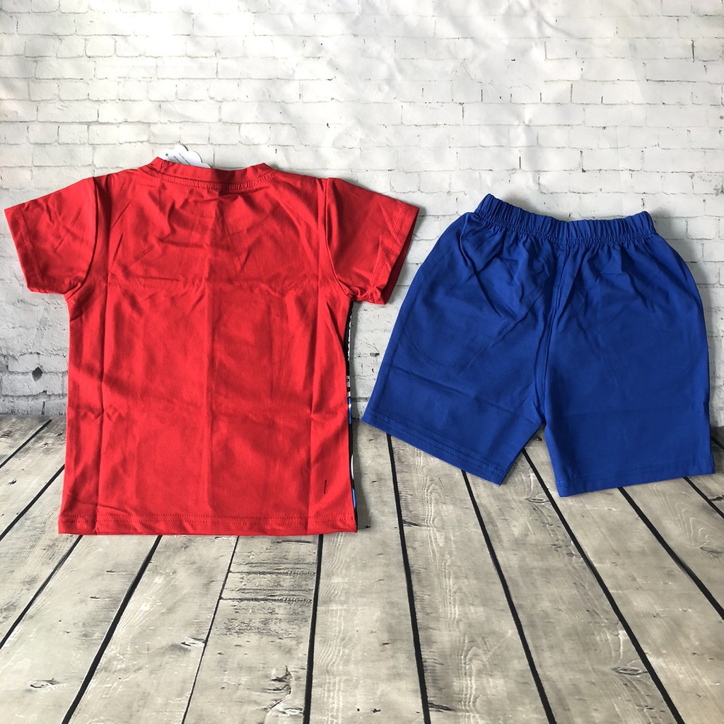 Quần áo siêu nhân super - man lửng set 2 chi tiết - cotton 100%