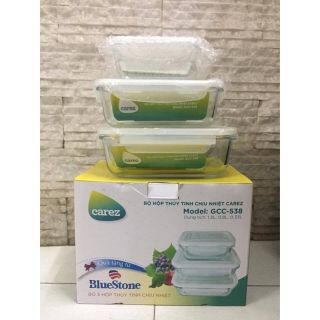 Hộp thủy tinh Carez GCC538