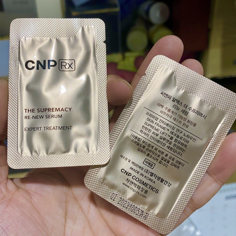 ✨ 1 Gói sample kem dưỡng tái tạo ,trẻ hóa CNP the supremacy re-new cream Supreme Lift ✨