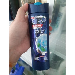 Dầu gội Clear Men Cool Sport sạch gàu bạc hà mát lạnh 180gr