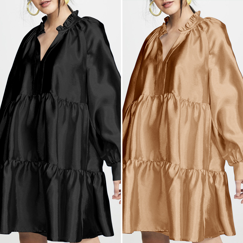 Đầm CELMIA Dáng Chữ A Tay Phồng Dáng Rộng Thoải Mái Cho Nữ | BigBuy360 - bigbuy360.vn