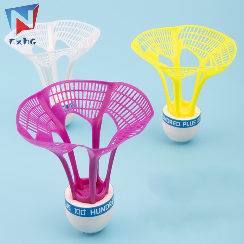 Bộ 3 Quả Cầu Lông Bằng Nylon Chống Gió Dùng Luyện Tập Ngoài Trời