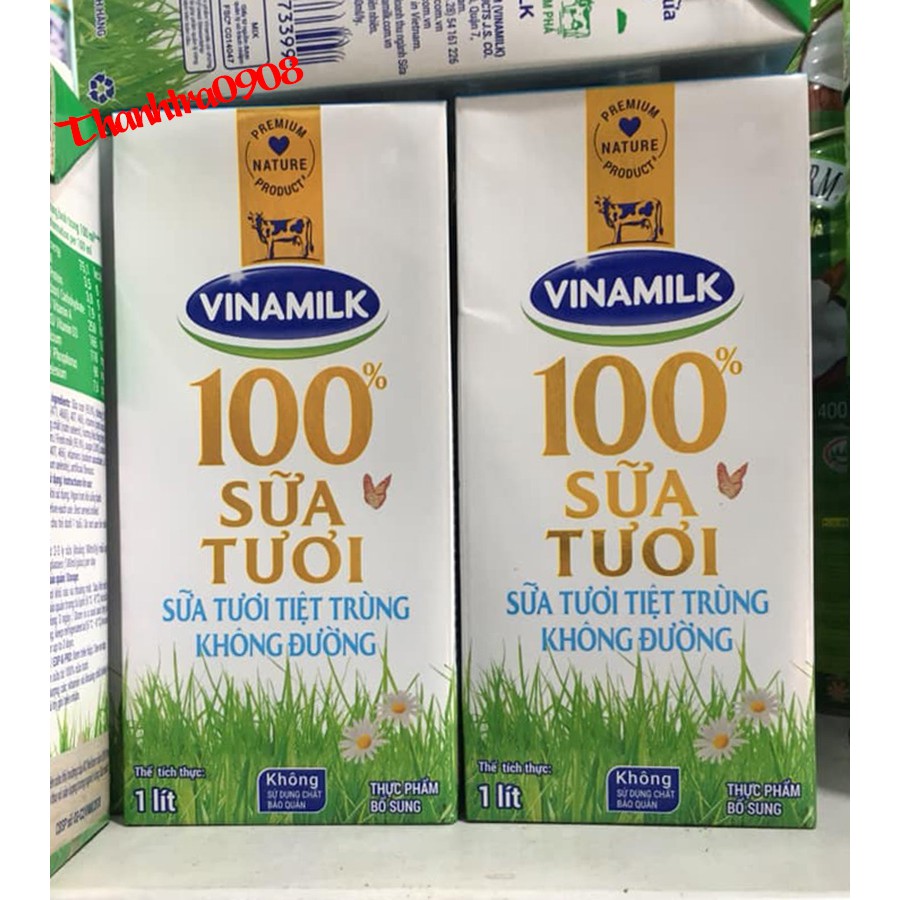 Sữa tươi Vinamilk hộp 1L