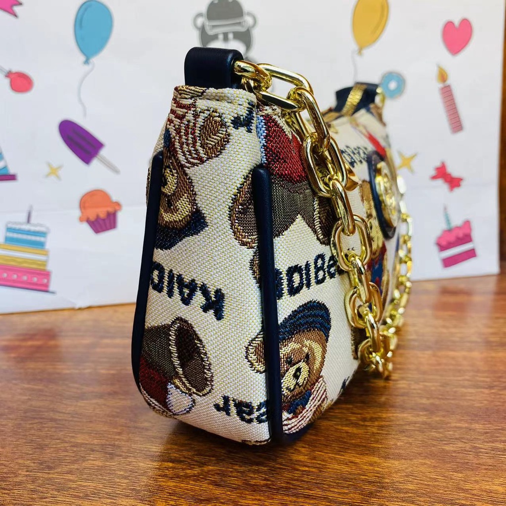 Túi Xách Đeo Vai / Đeo Dưới Cánh Tay Dây Xích Cao Cấp Phong Cách Mới Dễ Phối Đồ