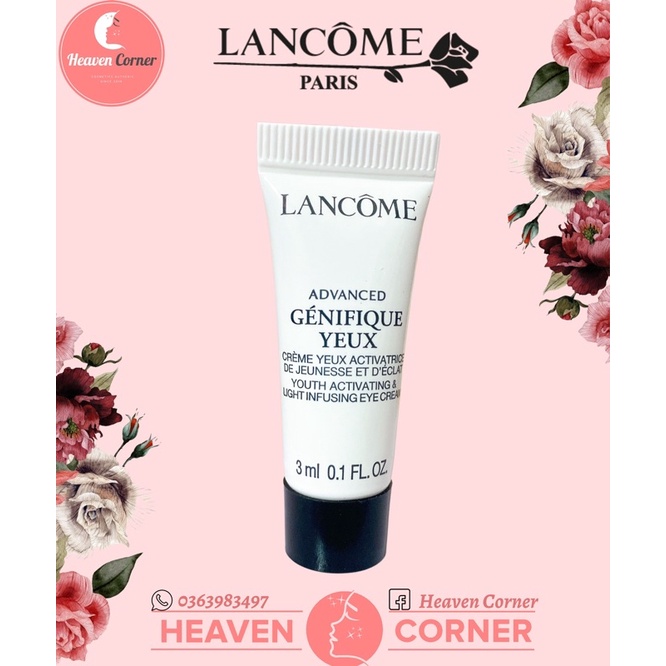 Kem dưỡng mắt Lancome Advanced Genifique Youth Activating Eye 3ml