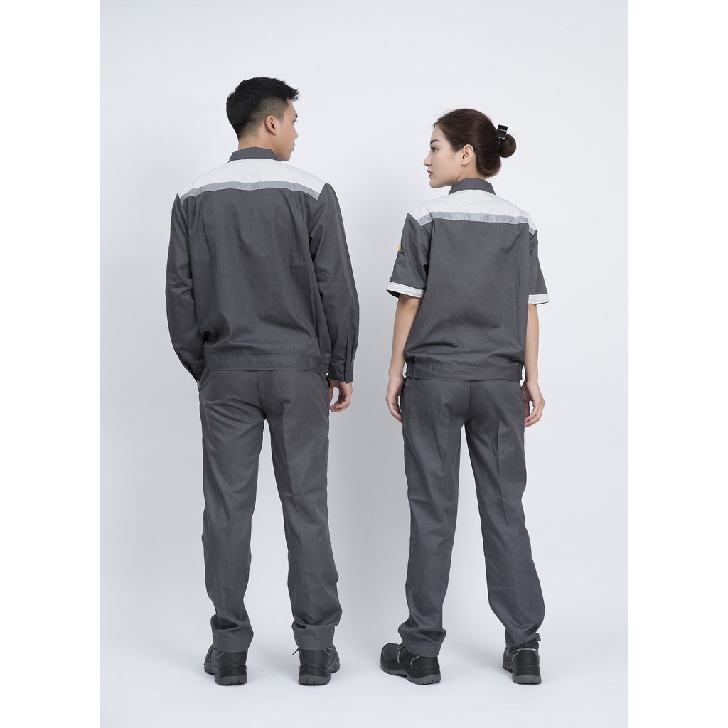 Đồ Bảo Hộ Lao Động Ngành Nghề Kỹ Sư Vải Pangrim Có Phản Quang Không Xù Lông Đủ Size