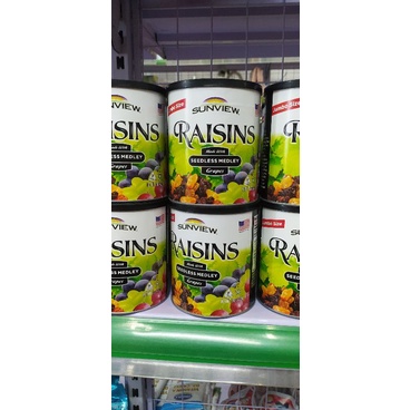 Nho khô Sunview Raisins Mỹ Hộp 425g