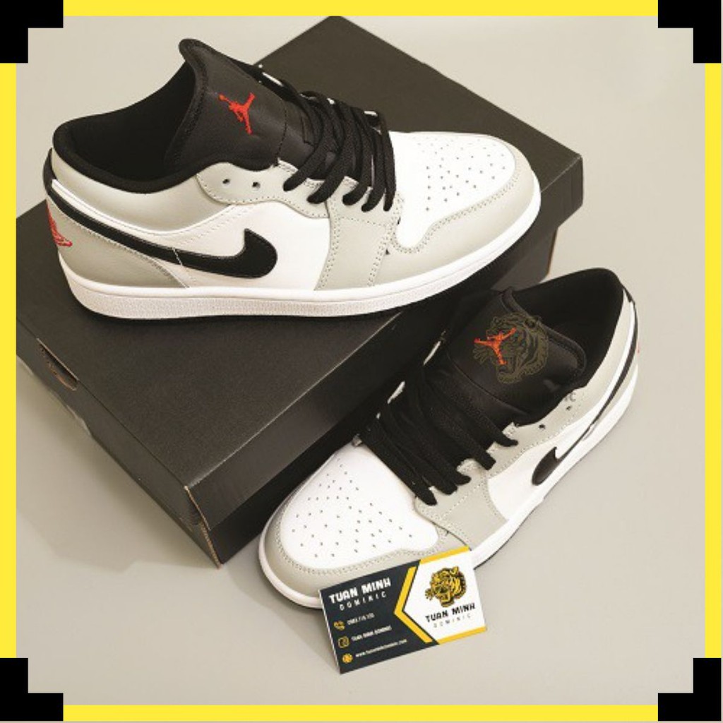 Giay Thể Thao Nam Nike Air Jordan 1 Low Light Smoke Grey Tại Ha Nội