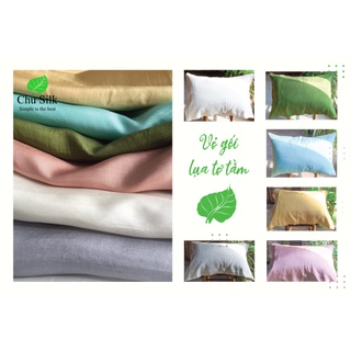 Vỏ gối lụa tơ tằm chu silk