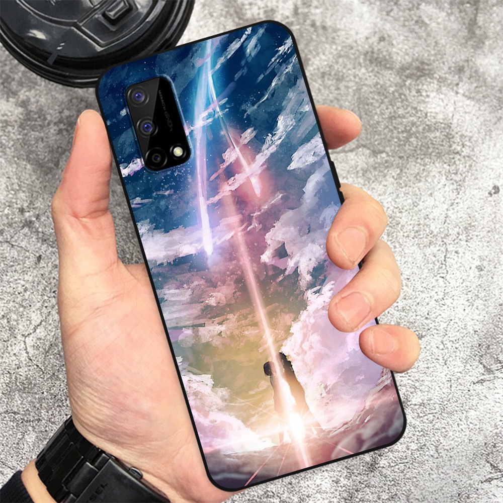 Ốp Điện Thoại tpu Silicon Mềm Màu Đen Hình anime your name sl50 Cho realme 8 4g 8 5g 8 pro xt x2 pro