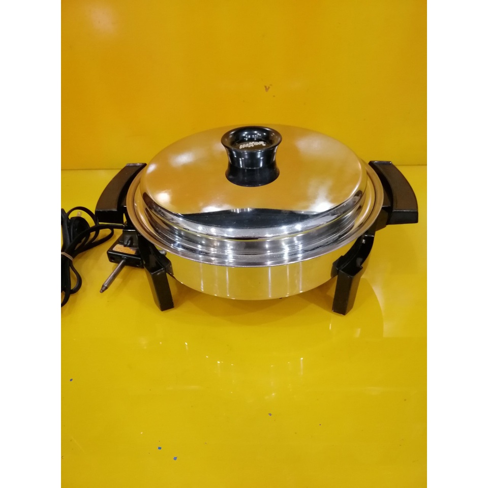 Bếp lẩu điện nội địa Nhật inox Mỹ, size 28cm, cao 6cm