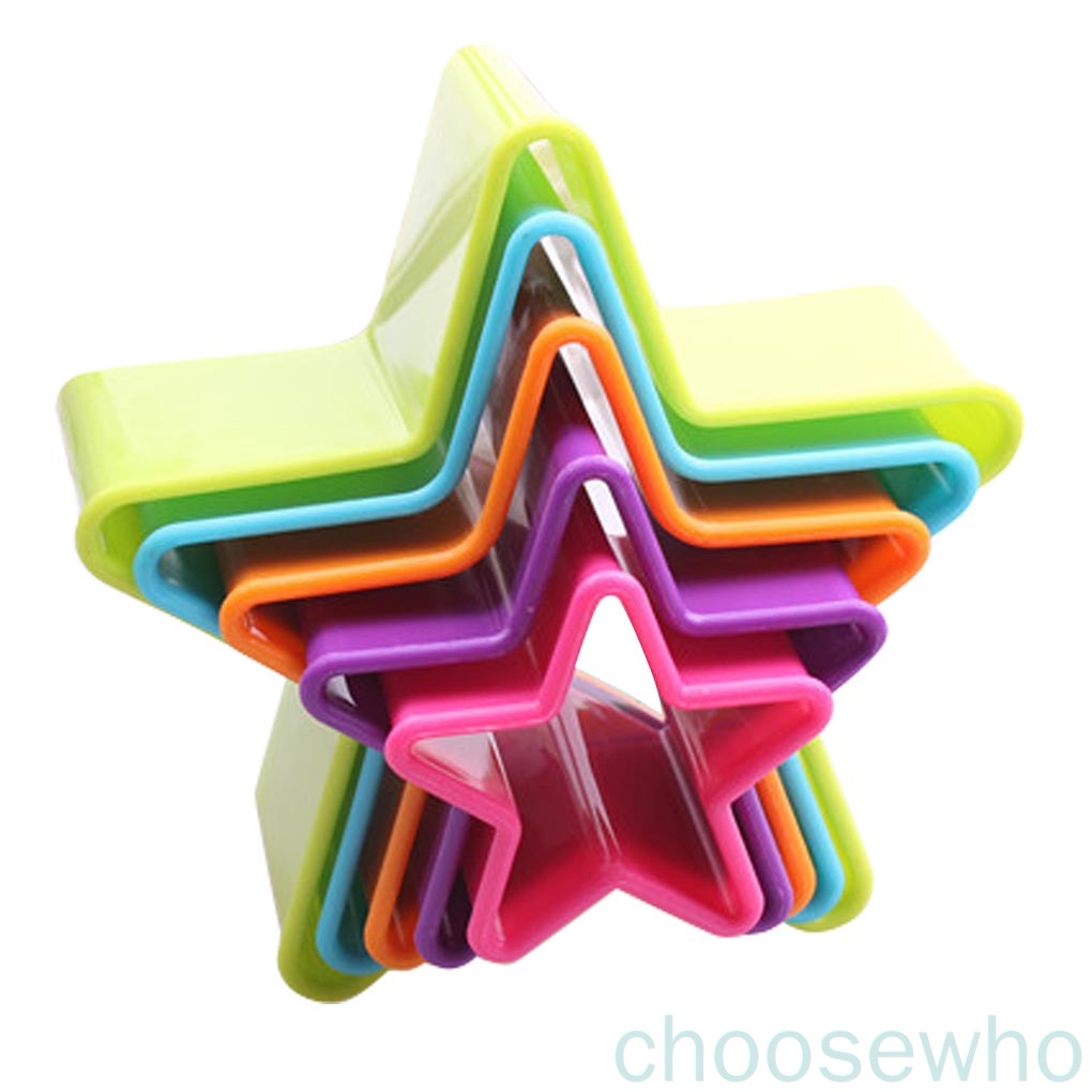 Set 6 khuôn làm bánh quy hình tròn DIY