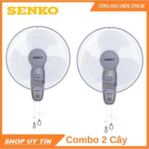 Combo 2Quạt treo tường 2 dây Senko TC1626 (47W)1 Thùng 2 Cây - Hàng chính hãng -Bảo Hành 2 Năm