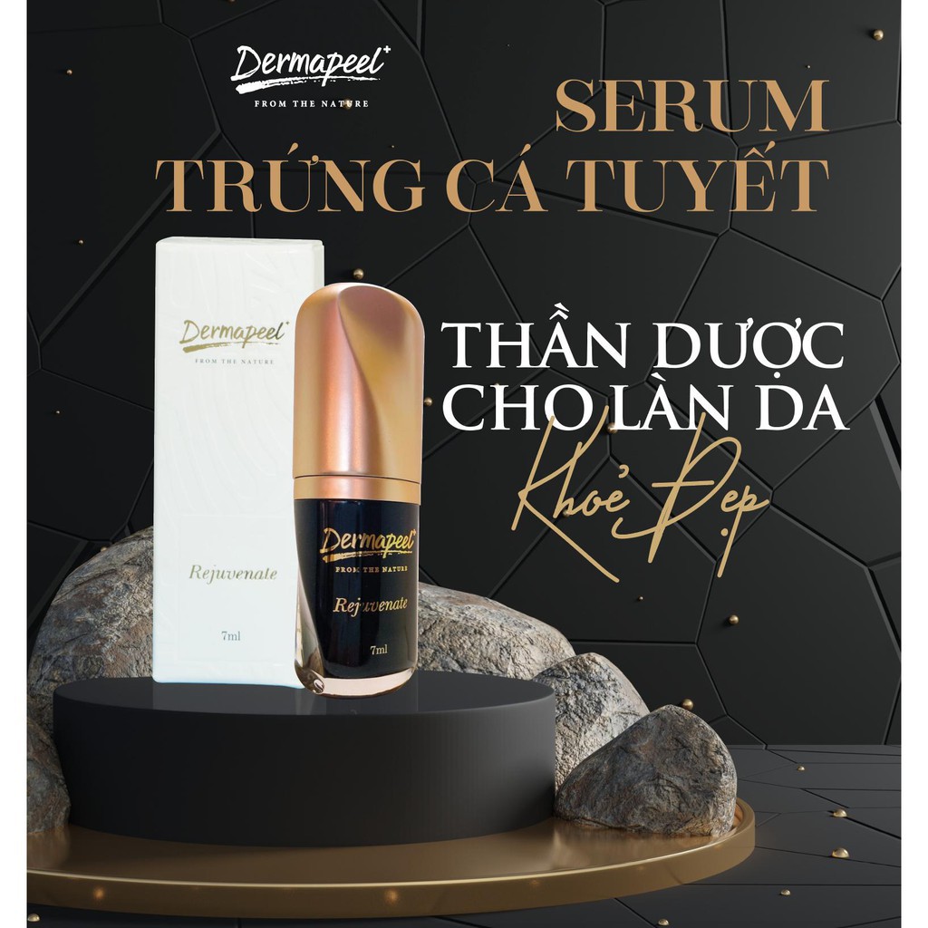 Serum Trứng Cá Tuyết Dermapeel+ 7ml - Sạch Mụn - Kiểm Soát Nhờn - Se Khít Lỗ Chân Lông - Chống Lão Hóa - Trắng Sáng