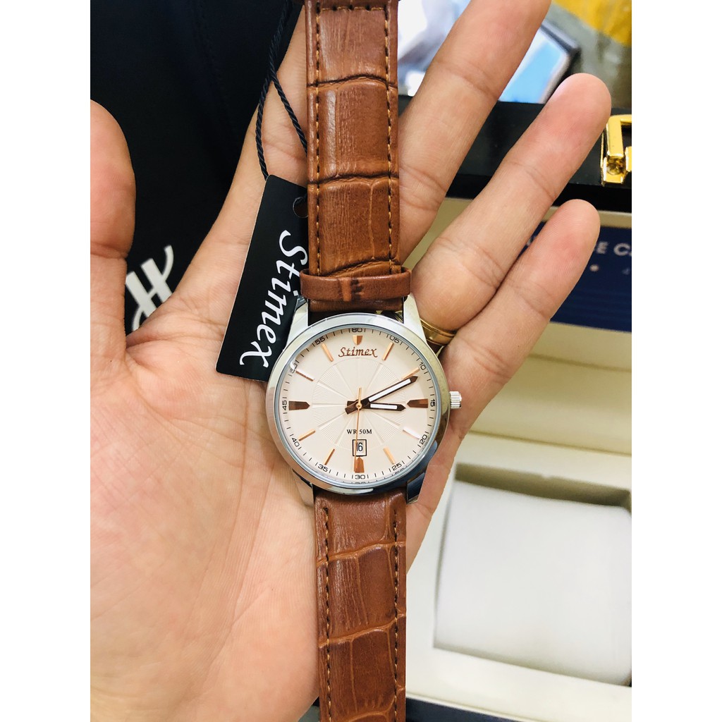 Đồng hồ nam Stlmex - brown 40mm, mặt kính saphire cao cấp | BigBuy360 - bigbuy360.vn