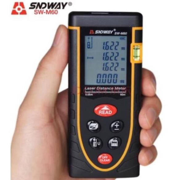Thước đo khoảng cách laze SNDWAY 60m