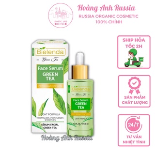 Serum trà xanh tràm trà Bielenda green tea cho da dầu mụn giảm mụn mờ thâm 30ml
