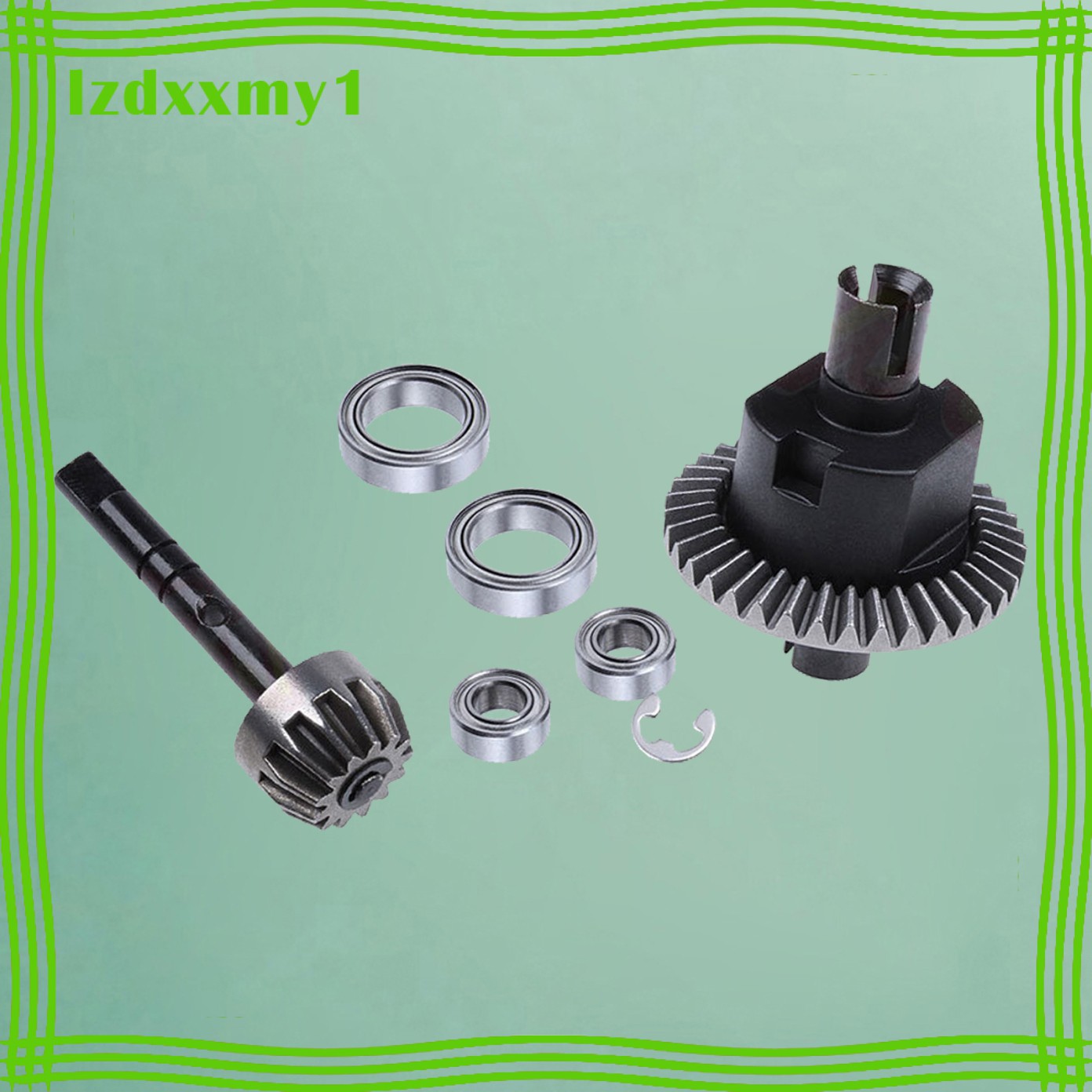 Metal Diff Gearbox Kit Set for HSP 94122 94111 94188 1/10 RC Car Accessory