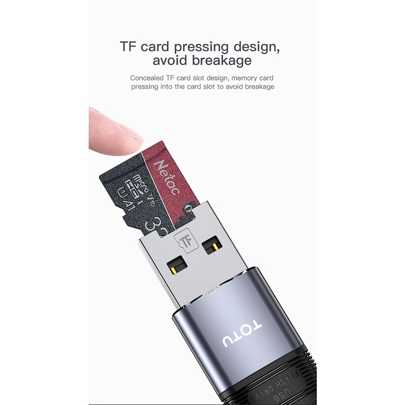 🌟CHÍNH HÃNG 🌟 OTG Đầu Đọc Thẻ Nhớ ĐIỆN THOẠI MÁY TÍNH BẢNG cho Type - C IP / USB 2 trong 1 007 006