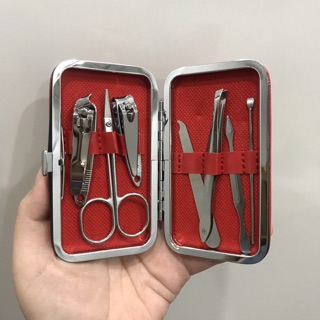 Bộ Dụng Cụ Chăm Sóc Móng Tay Móng Chân Cá Nhân Mini Manicure Set 7 Món