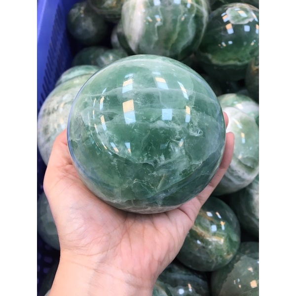 1kg Quả Cầu Đá màu xanh lá