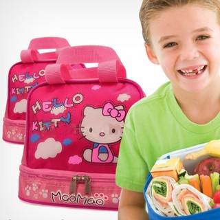 Túi đựng hộp cơm 2 tầng cho bé đi học đi dã ngoại