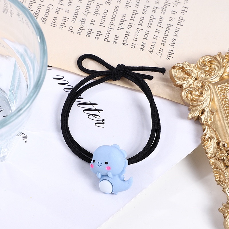 Dây buộc tóc hình thú , Đồ cột tóc hoạt hình thun co giãn chắ chắn