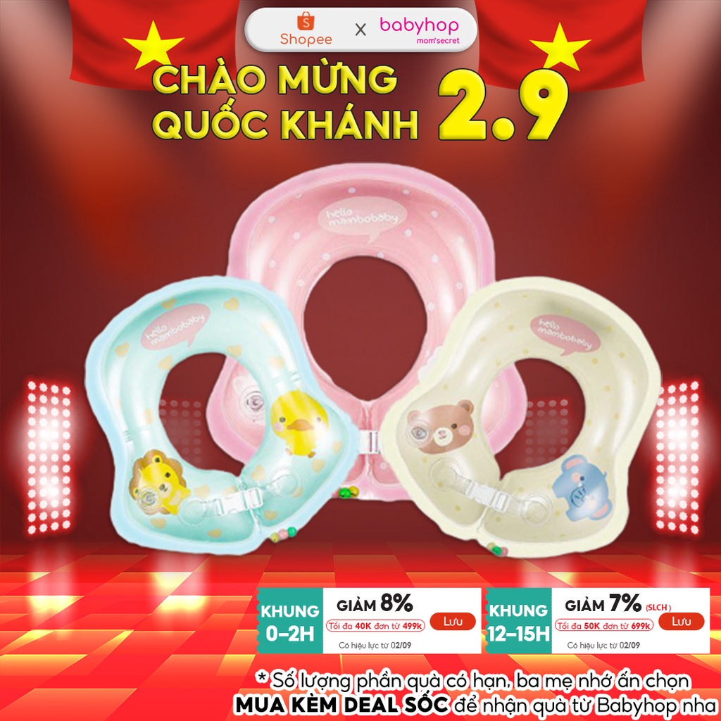 ( GIFT ) Phao nách Hello Mambobaby Babyhop dành cho bé từ 2-5 tuổi
