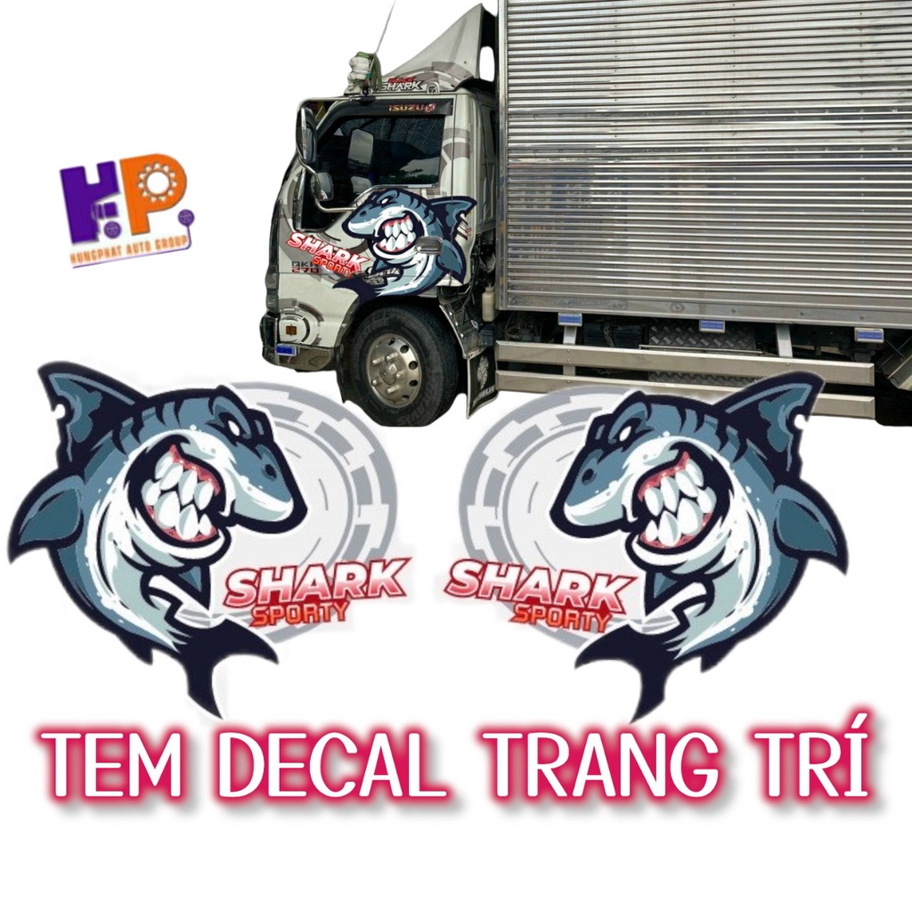 TEM DECALCÁ MẬP CON MINI  - Trang Trí Ô Tô - Xe Tải XE Ô TÔ, XE HƠI  XE MÁY