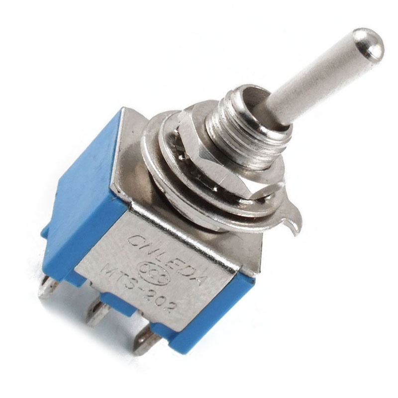Công tắc đòn bẩy mini 2 vị trí AC 3A/250V 6A/125V 6 Pin DPDT