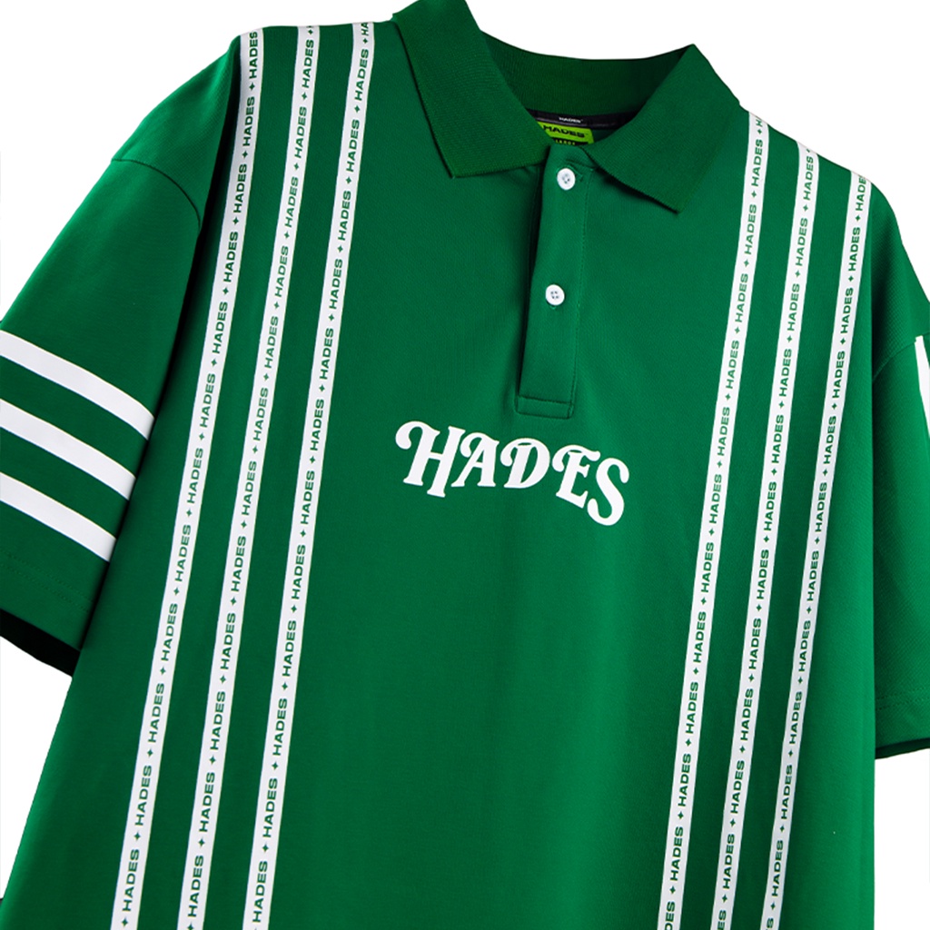 Áo Polo Tay Lỡ Unisex VERTICAL Thun Cá Sấu - HADES Brand Chính Hãng