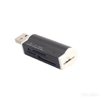 All-in-1 USB 2.0 Memory Card Reader for Micro MS (m2), MS Duo/MS PRO Duo, SD/MMC/SDHC/DC, Micro SD/T-Flash