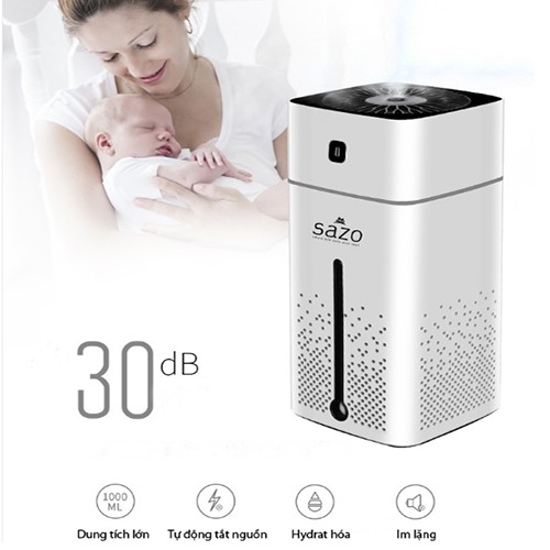 Máy Phun Sương Tạo Ẩm Sazo Humidifier 201 | Chính Hãng