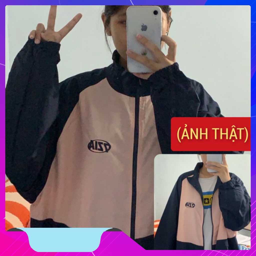 Áo Khoác Dù TMS LOGO MIDSIDE Nam Nữ Ulzzang Unisex Form Rộng Bomber