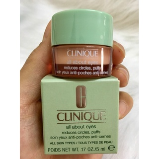 Kem mắt CLINIQUE all about giảm quầng thâm mắt 5ml chính hãng