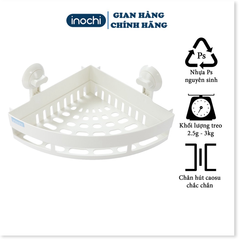 Kệ nhà tắm -Treo Góc tường đa năng Nachi INOCHI thông minh gắn tường nhà vệ sinh KE014