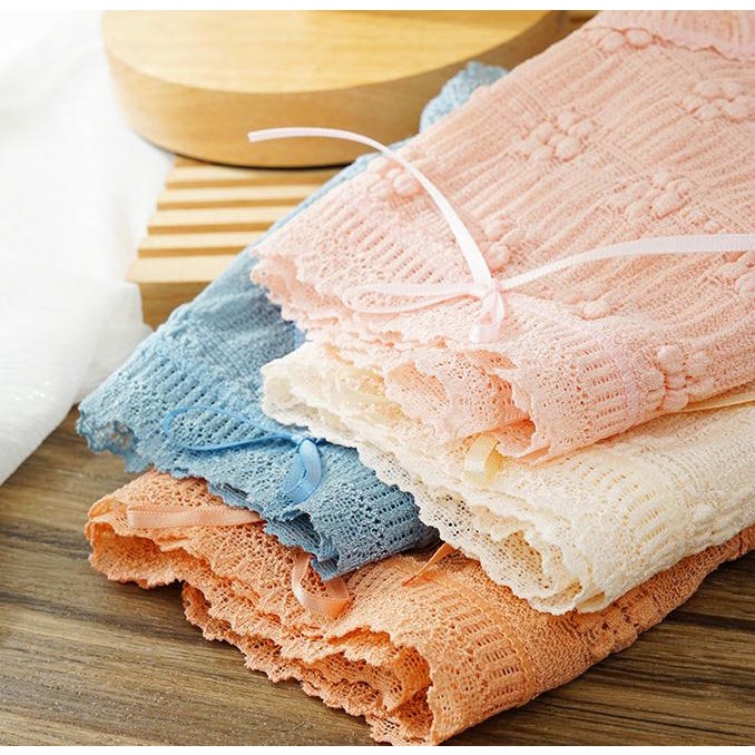142869Quần Lót Vải Tuyn Trong Suốt Nhẹ Phong Cách Nhật Bản Quyến Rũ Cho Nữ