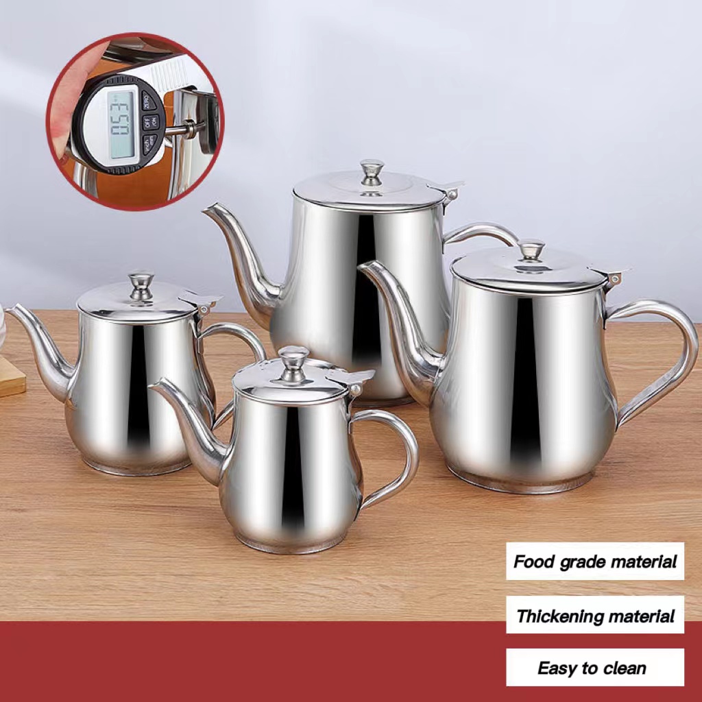 Bình Lọc Dầu Bằng Thép Không Gỉ Chống Rò Rỉ Tiện Dụng Cho Nhà Bếp