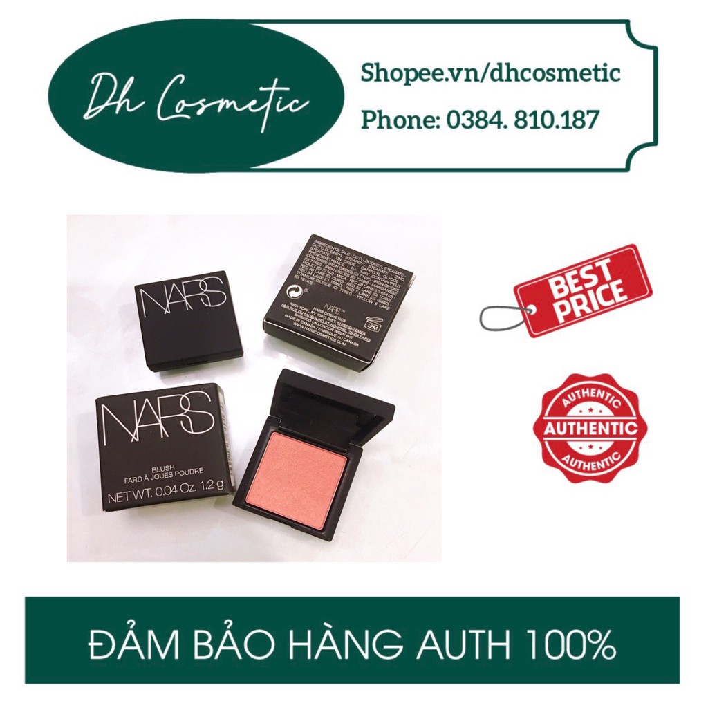 Phấn má NARS Blush màu Orgasm mini 1.2g