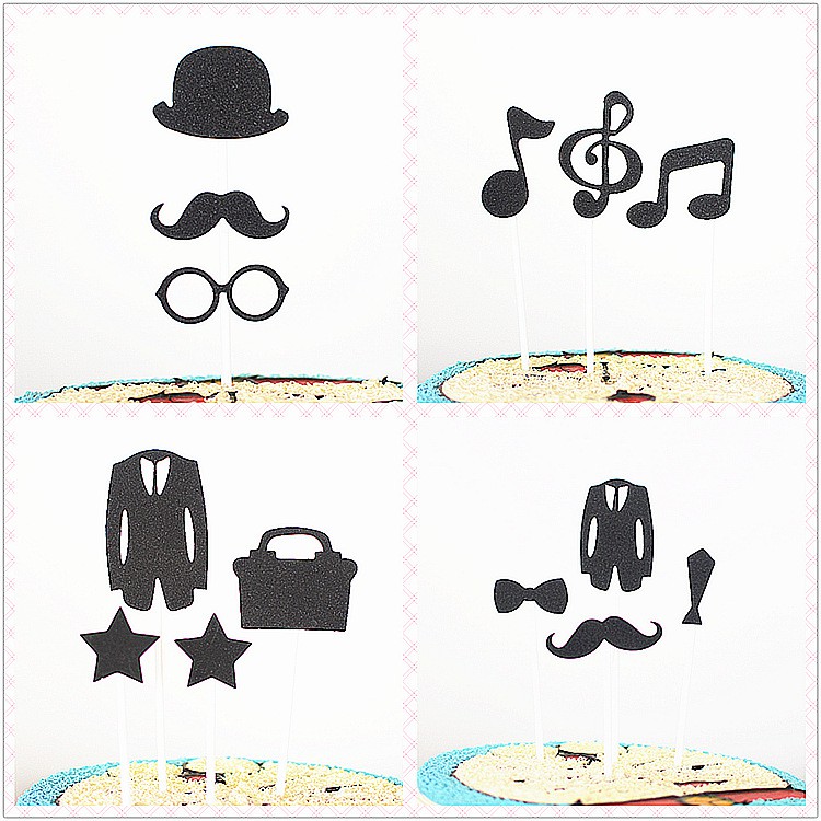 trang trí bánh kem [FREESHIP] set cắm con trai