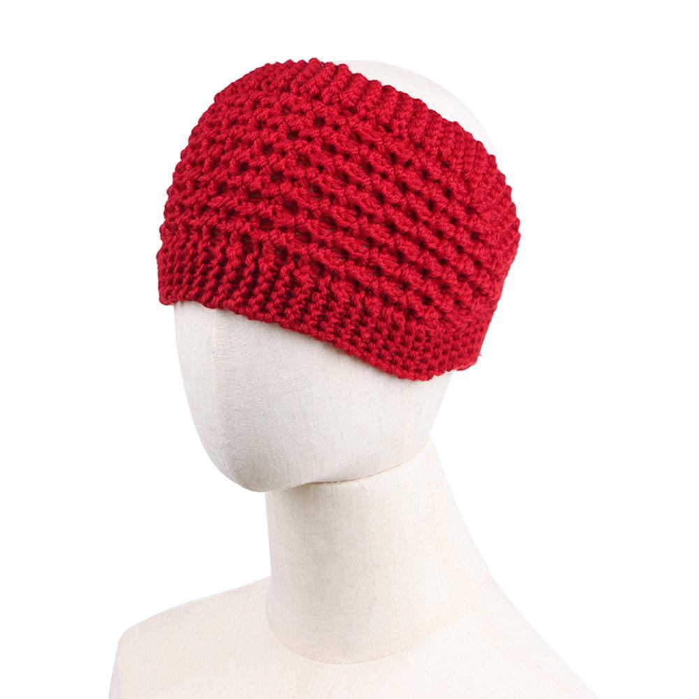 Khăn Turban Đan Len Mềm Mại Co Giãn Giữ Ấm Mùa Đông Cho Nữ