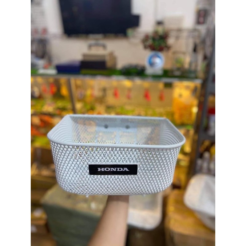 Rổ đựng Giỏ LƯỚI MÀU TRẮNG xe wave125 fuled future 125 fi rs 100 wave s110