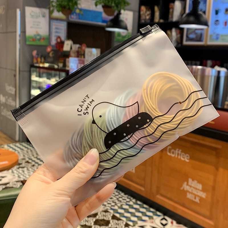 100 dây cột tóc tóc trơn đơn giản cho nữ