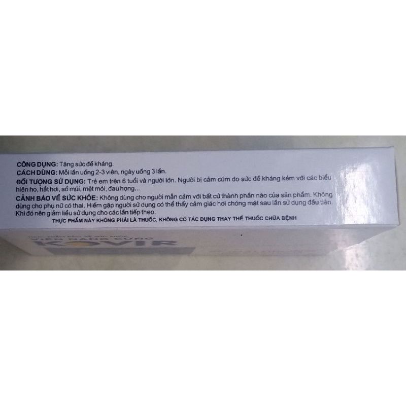 ✅CHÍNH HÃNG Viên nang cứng KOVIR