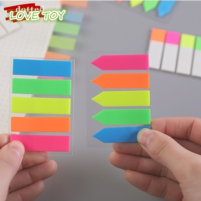 Nkodok [July] Giấy Ghi Nhớ Màu Trơn Và Dễ Thương Nhỏ Gọn Trong Suốt Phong Cách Đơn Giản