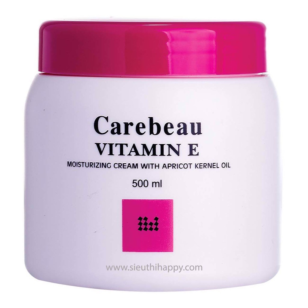 Kem Dưỡng Ẩm Vitamin E Carebeau 500ml hàng Thái Lan