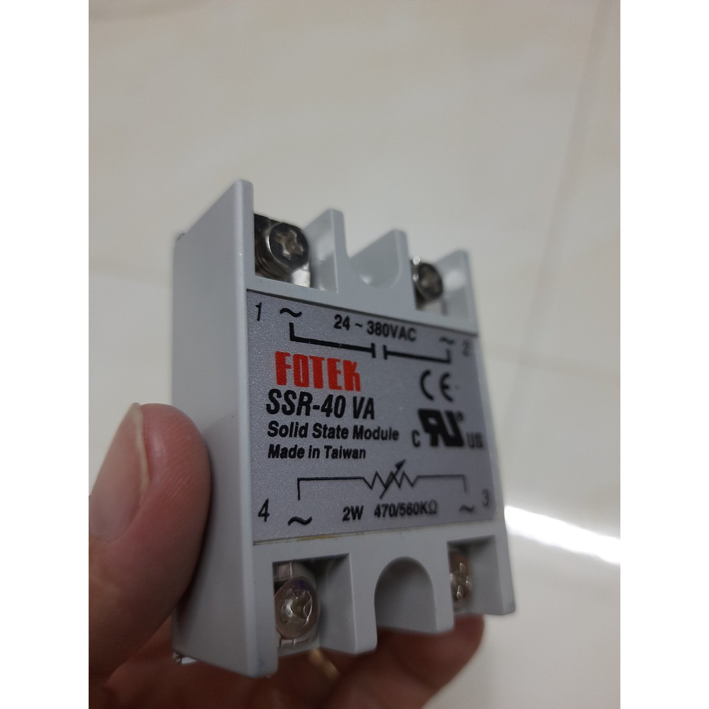 Relay bán dẫn Fotek 40VA, 40AA, 40DA, 40VA-H, 40 DA-H, 40AA-H