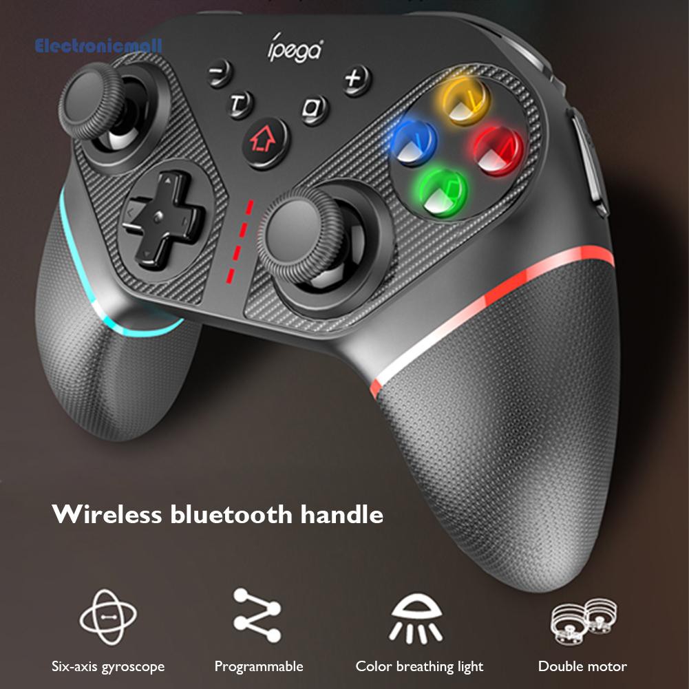 ElectronicMall01 Wireless Game Controller PG-SW038 6-Axis Programmable Bluetooth Gamepad with Turbo for Nintendo Switch