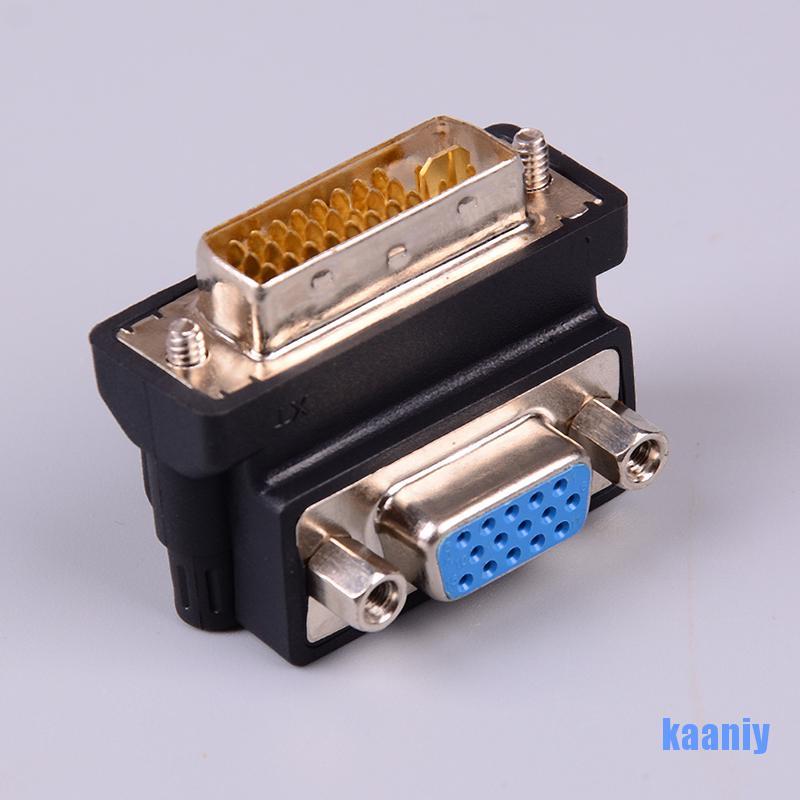 Đầu Chuyển Đổi Dvi-I 24 + 5 Pin Male Sang Vga 15 Pin Female 90 Độ | BigBuy360 - bigbuy360.vn