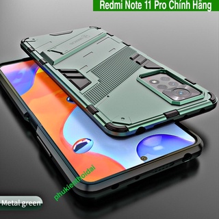 Ốp lưng Redmi Note 11 Pro chống sốc giá đỡ Iron Man Ver 2 nhựa PC Viền cao su dẻo